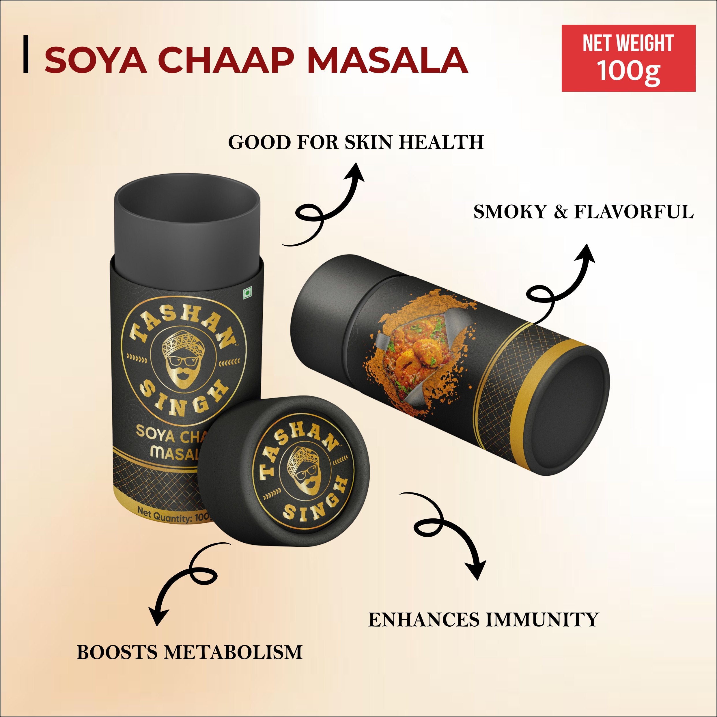 Ultimate Indian Street Food Spice Combo(Pack of 5)